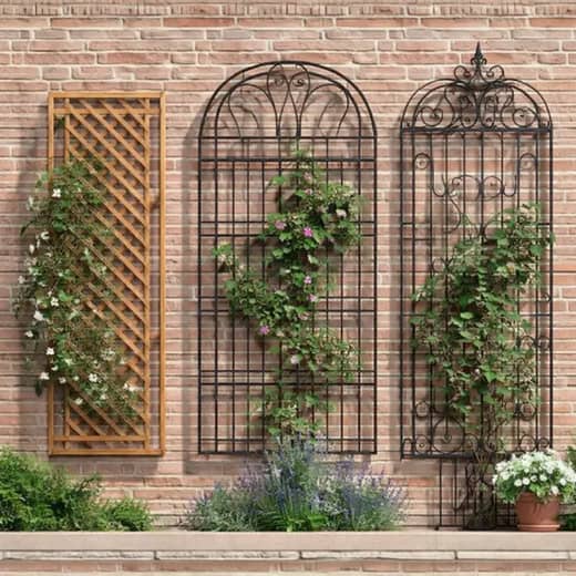 Gardman Riveted Garden Trellis 1.8m for Best Garden Wall Trellis Picks UK
